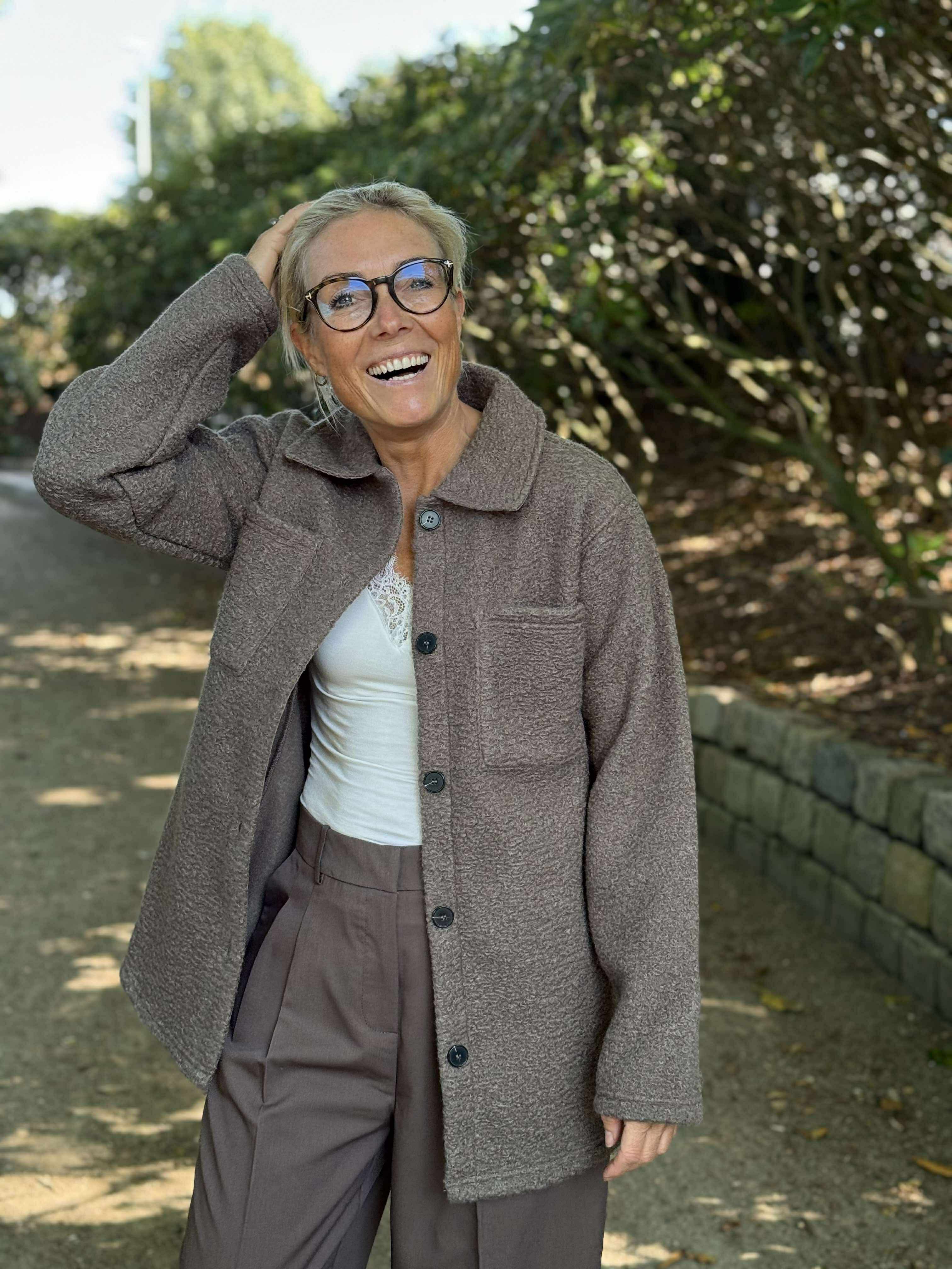 PCOLINE Shacket - Morel